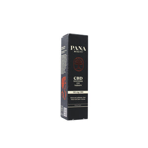 Pana Beauty CBD soothing eye therapy 125mg. Reduces puffiness, fine lines and dark circles